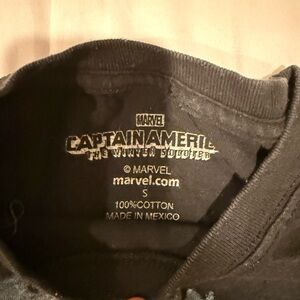 Marvel Captain America Winter Soldier Tee - Black